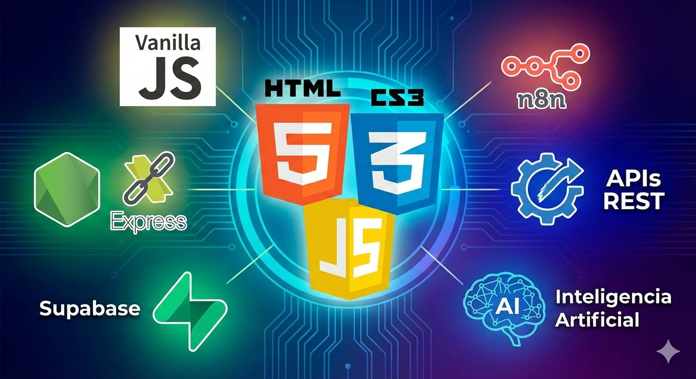imagen con las tecnologias usadas por la empresa de software